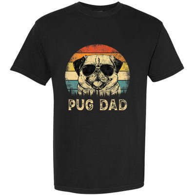 Vintage Pug Dad Dog Lovers FatherS Day Garment-Dyed Heavyweight T-Shirt