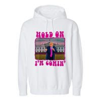 Voter President Election 2024 Biden Republican Garment-Dyed Fleece Hoodie