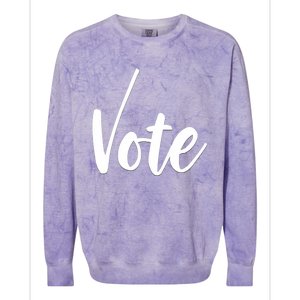 Vote Political Election November Check Mark Colorblast Crewneck Sweatshirt