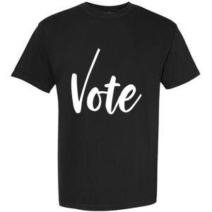 Vote Political Election November Check Mark Garment-Dyed Heavyweight T-Shirt