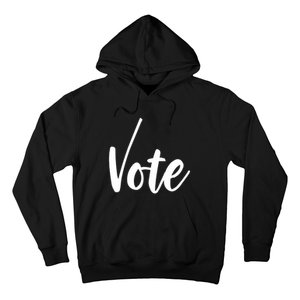 Vote Political Election November Check Mark Hoodie