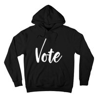 Vote Political Election November Check Mark Hoodie