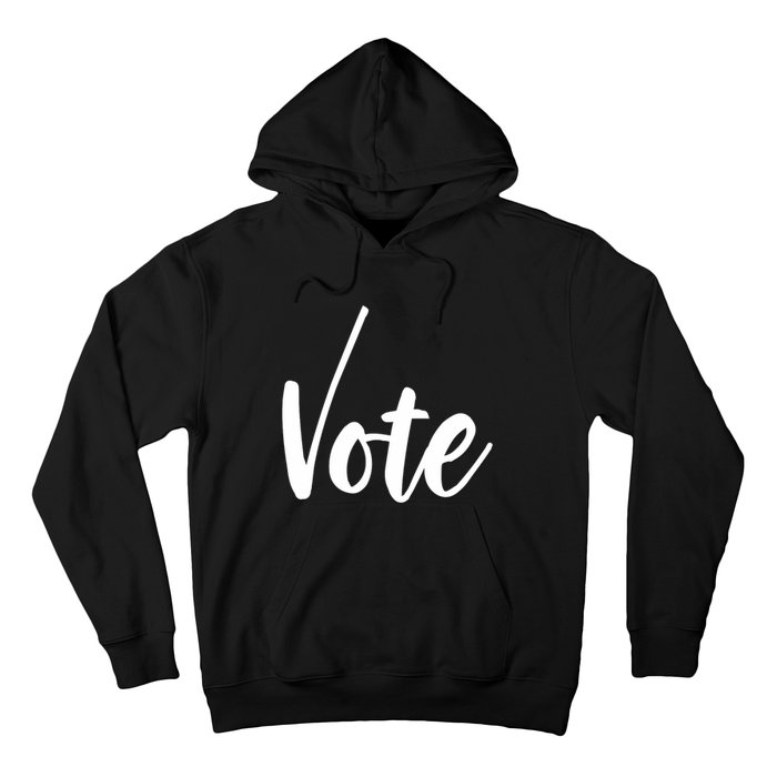 Vote Political Election November Check Mark Hoodie