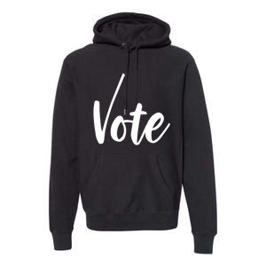 Vote Political Election November Check Mark Premium Hoodie