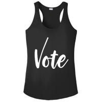 Vote Political Election November Check Mark Ladies PosiCharge Competitor Racerback Tank