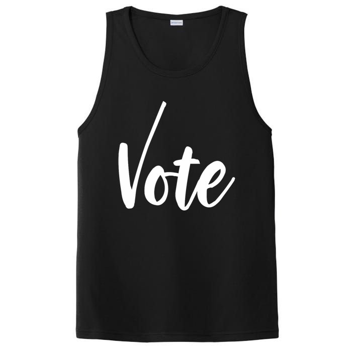 Vote Political Election November Check Mark PosiCharge Competitor Tank