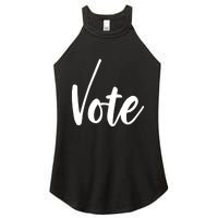 Vote Political Election November Check Mark Women's Perfect Tri Rocker Tank