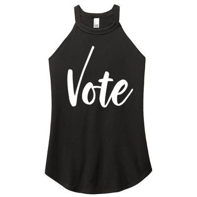 Vote Political Election November Check Mark Women’s Perfect Tri Rocker Tank