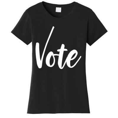 Vote Political Election November Check Mark Women's T-Shirt