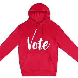 Vote Political Election November Check Mark Premium Pullover Hoodie