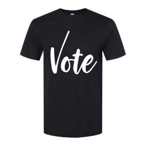 Vote Political Election November Check Mark Softstyle CVC T-Shirt