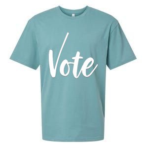 Vote Political Election November Check Mark Sueded Cloud Jersey T-Shirt