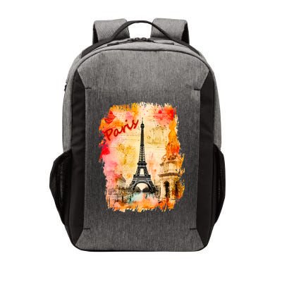 Vintage Paris Eiffel Tower Vector Backpack