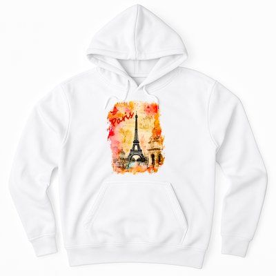 Vintage Paris Eiffel Tower Hoodie