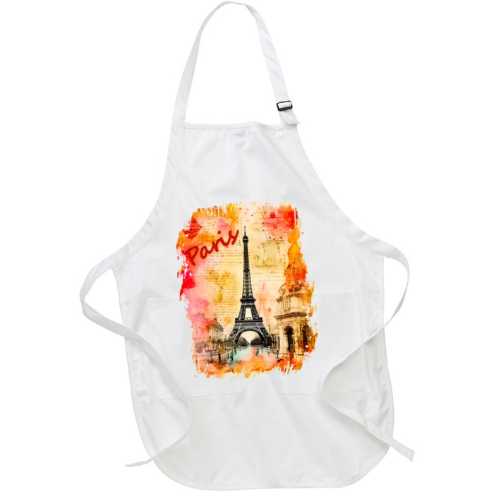 Vintage Paris Eiffel Tower Apron