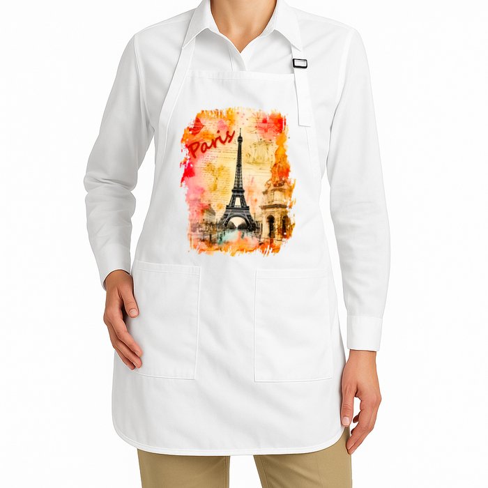 Vintage Paris Eiffel Tower Apron