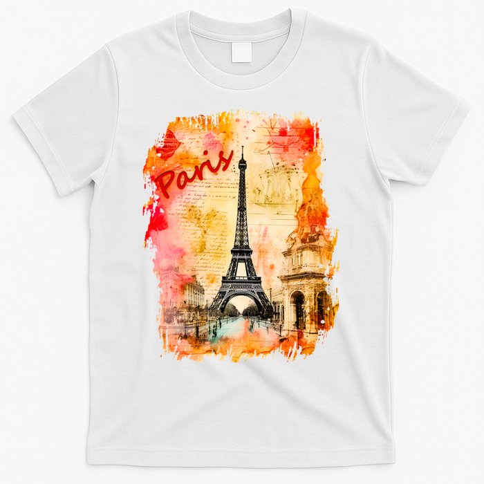 Vintage Paris Eiffel Tower T-Shirt