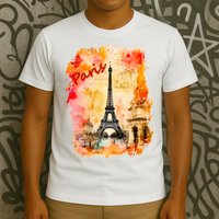 Vintage Paris Eiffel Tower T-Shirt