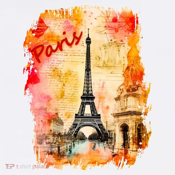 Vintage Paris Eiffel Tower T-Shirt