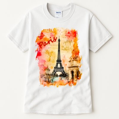 Vintage Paris Eiffel Tower Tall T-Shirt