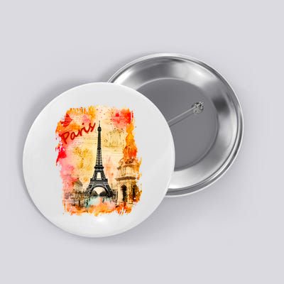 Vintage Paris Eiffel Tower Button