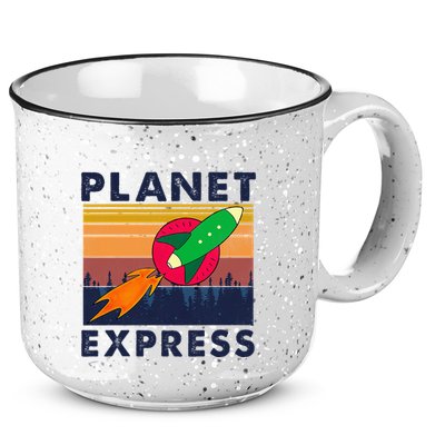 Vintage Planet Express Costume 15oz Campfire Ceramic Mug