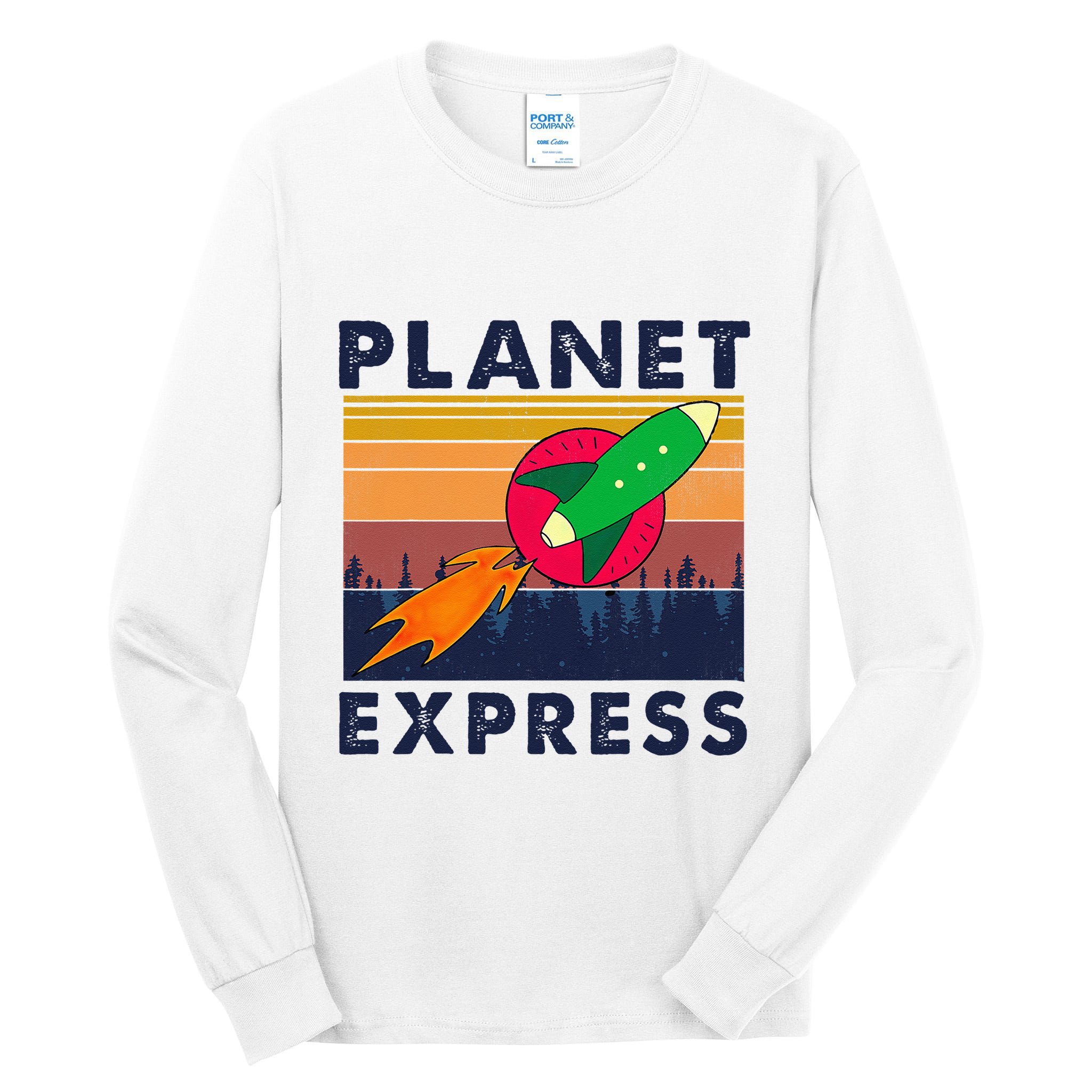 Vintage Planet Express Costume Tall Long Sleeve T-Shirt