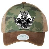 V8 Power Engine Legacy Tie Dye Trucker Hat