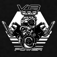 V8 Power Engine Ladies PosiCharge Tri-Blend Wicking Tank