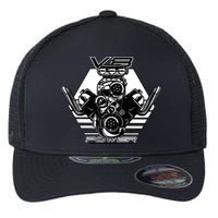V8 Power Engine Flexfit Unipanel Trucker Cap