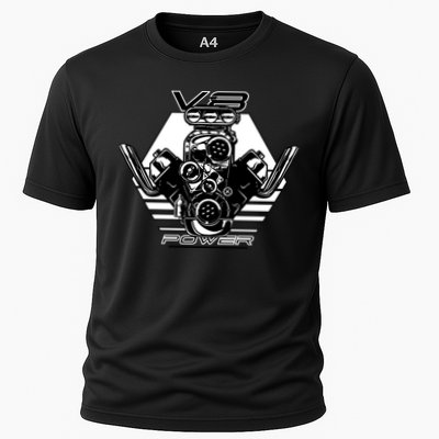 V8 Power Engine Cooling Performance Crew T-Shirt