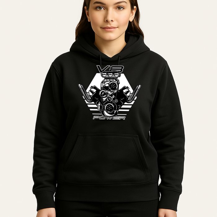 V8 Power Engine Hoodie