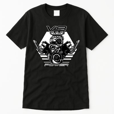 V8 Power Engine Tall T-Shirt