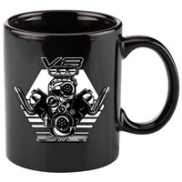 V8 Power Engine 11oz C Handle Ceramic Mug