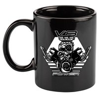 V8 Power Engine 11oz C Handle Ceramic Mug