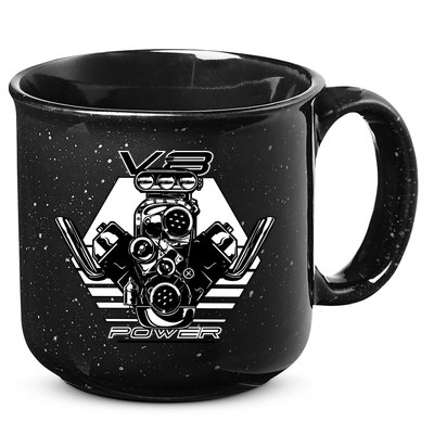 V8 Power Engine 15oz Campfire Ceramic Mug