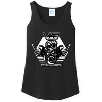 V8 Power Engine Ladies Essential Tank