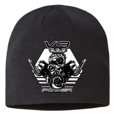 V8 Power Engine Sustainable Beanie