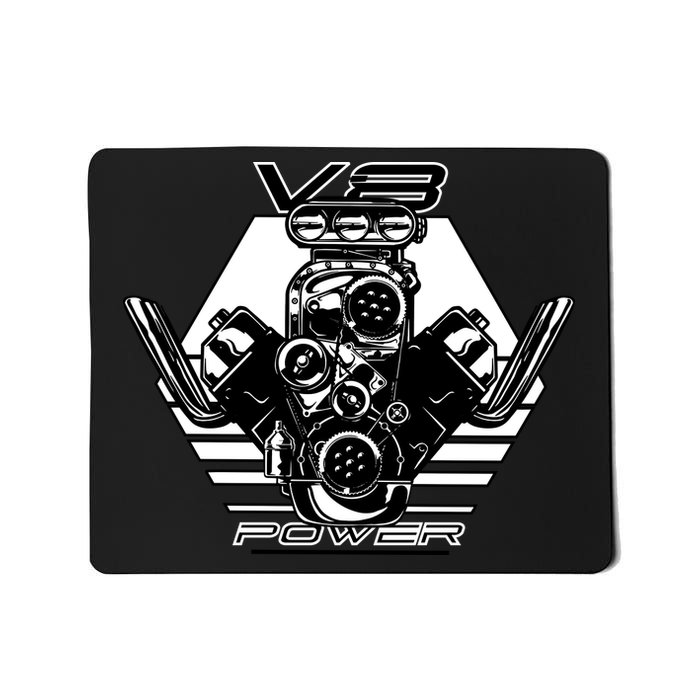 V8 Power Engine Mousepad