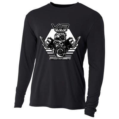 V8 Power Engine Cooling Performance Long Sleeve Crew