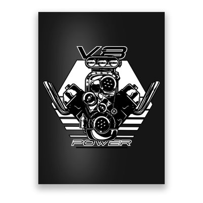 V8 Power Engine Poster