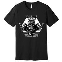 V8 Power Engine Premium T-Shirt