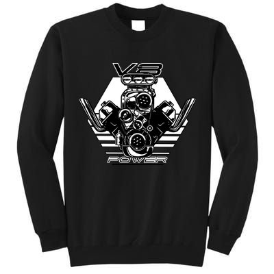 V8 Power Engine Tall Sweatshirt