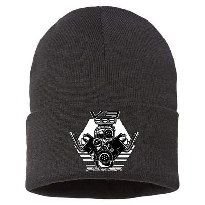 V8 Power Engine Sustainable Knit Beanie