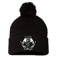 V8 Power Engine Pom Pom 12in Knit Beanie