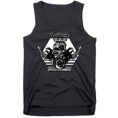 V8 Power Engine Tank Top