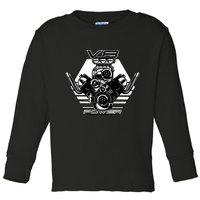 V8 Power Engine Toddler Long Sleeve Shirt