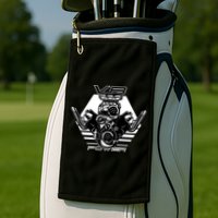 V8 Power Engine Golf Towel
