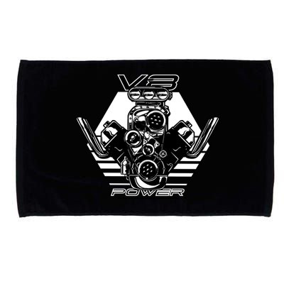 V8 Power Engine Microfiber Hand Towel
