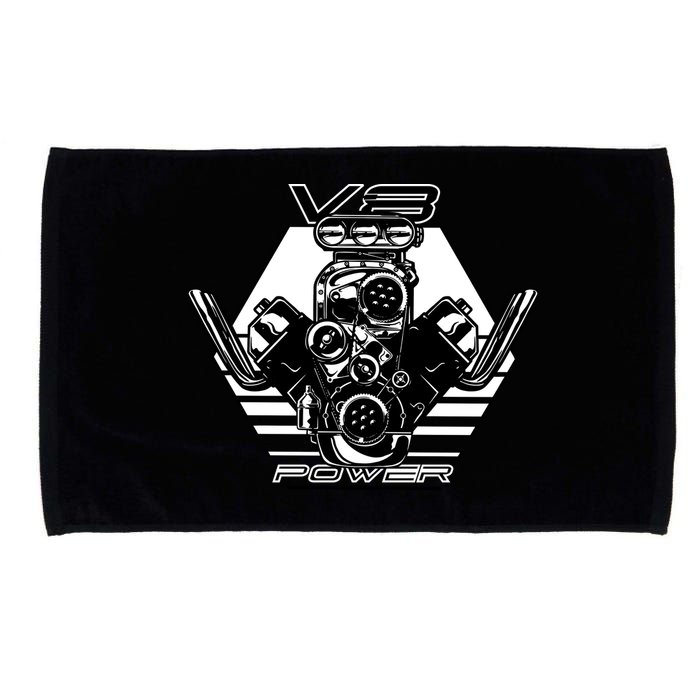 V8 Power Engine Microfiber Hand Towel